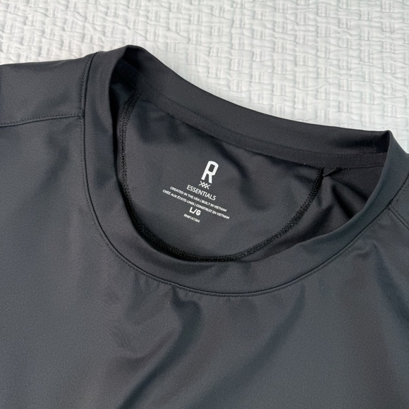 RHONE Essentials Training Crewneck Black Shirt Long Sleeves Men's L - Picture 5 of 12